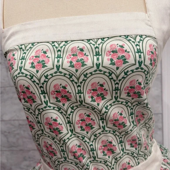 NWT - Rachel Parcell Ivory Floral Poplin Dress - Picture 3 of 5